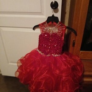 Charming Scarlet Kids Formal Dress